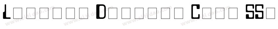 Levelor Display Caps SSi字体转换